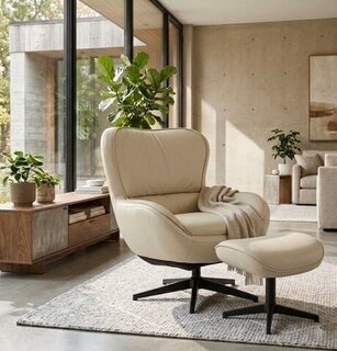 Jolie Swivel Glider & Ottoman Product Image